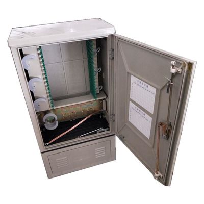 جودة  FC SMC Fiber Optic Cabinet FDH Outdoor Fiber Distribution Cabinet 144 Core مصنع