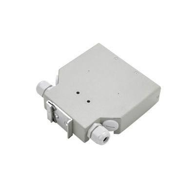 6-ميناء Metal Dinrail Mountable Fiber Optic Din Rail Terminal صندوق
