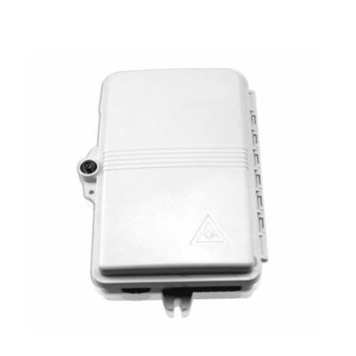 6ميناء Fiber Optic Terminal صندوق SC APC / UPC SM SX PC + ABS رمادي فاتح للاتصالات