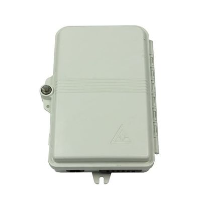 6ميناء Fiber Optic Terminal صندوق SC APC / UPC SM SX PC + ABS رمادي فاتح للاتصالات