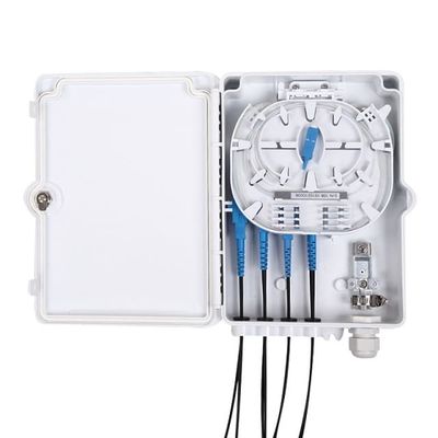8ميناء Fiber Optic Terminal صندوق IP-66 مستوى الحماية SM SC Wall Pole Mount