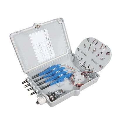 8ميناء Fiber Optic Terminal صندوق IP-66 مستوى الحماية SM SC Wall Pole Mount