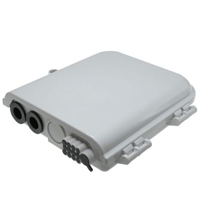 صندوق طرفي من الألياف البصرية 8جوهر SM / DX SC / LC / ST / FC رمادي فاتح / أسود IP 66