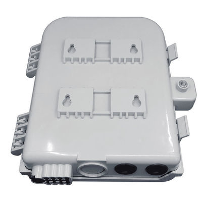 صندوق طرفي من الألياف البصرية 8جوهر SM / DX SC / LC / ST / FC رمادي فاتح / أسود IP 66
