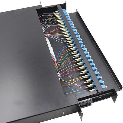 ODF 24 منفذ الألياف البصرية التصحيح لوحة صندوق الضميمة 24جوهر درج مشترك