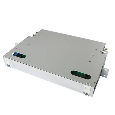 1U ODF Patch لوحة رف جبل Distribution Frame 12 كور Fiber Patch لوحة SM
