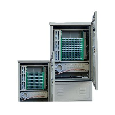 UPC APC كابينة الألياف البصرية SMC صندوق ليف خارجي 144 منفذ 144 كور