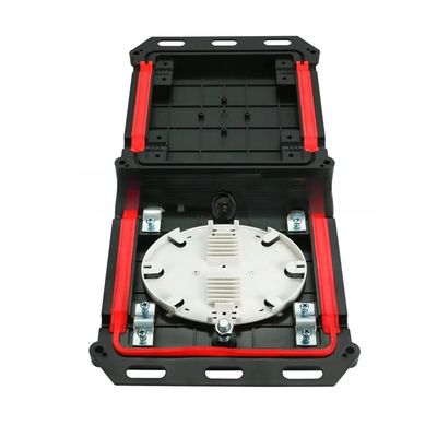 Ftth Mini Fiber Cable Joint صندوق Inline Fiber Optic Cable لصق IP65 24 كور