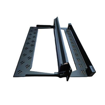 لوحات التصحيح السوداء MPO MTP 96F 1U LC Patch لوحة Modular Shelf