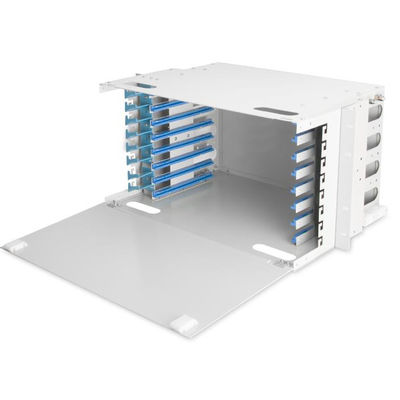 ODF 19 Rack Patch لوحة Sc محول Fc Patch لوحة 6U 96 جوهر