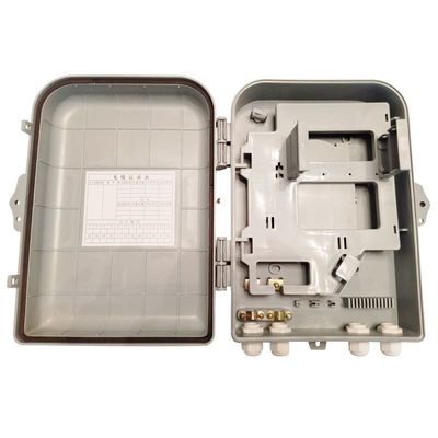 مقاوم للماء الألياف البصرية الفاصل 1x16 التوصيل IP66 ABS PLC الفاصل