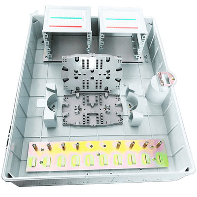 مقسم الألياف البصرية LGX PLC APC / UPC 1x64 PLC الفاصل ، رمادي فاتح