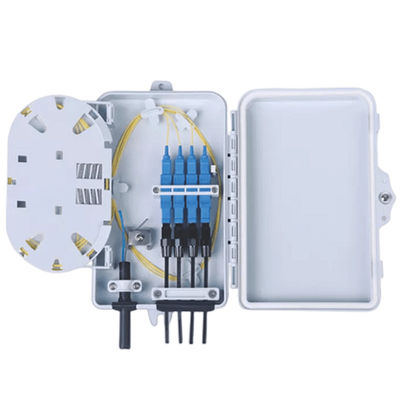 4ميناء Fiber Optic Terminal صندوق SC سيمبلكس SM Cables أبيض مقاوم للماء IP-66