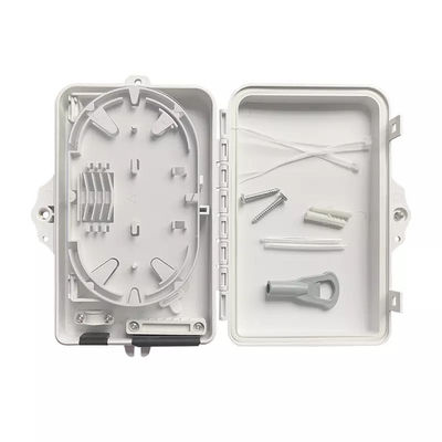 4ميناء Fiber Optic Terminal صندوق SC سيمبلكس SM Cables أبيض مقاوم للماء IP-66