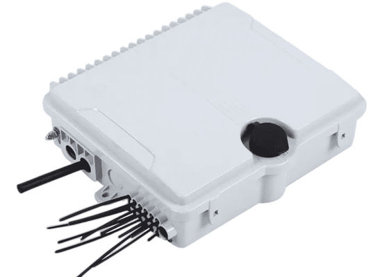 صندوق طرفي من الألياف البصرية 12ميناء SC / LC / ST / FC IP-66 UPC / APC رمادي فاتح FTTH