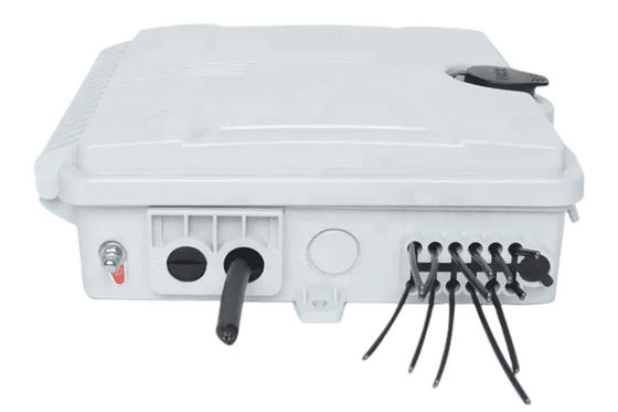 صندوق طرفي من الألياف البصرية 12ميناء SC / LC / ST / FC IP-66 UPC / APC رمادي فاتح FTTH