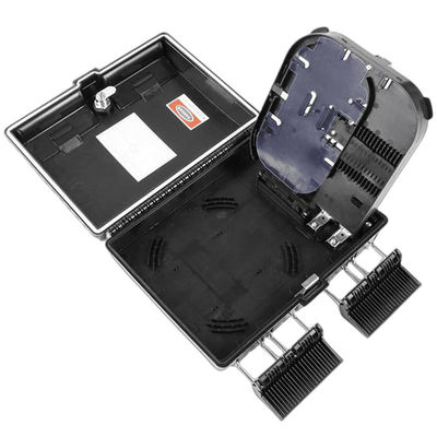16ميناء Fibre Optic Terminal صندوق SC / LC / ST / FC LGX PLC SM / MM مثبت على الحائط