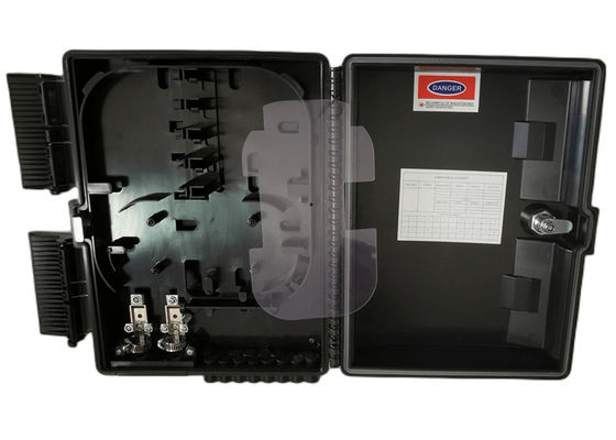 16ميناء Fibre Optic Terminal صندوق SC / LC / ST / FC LGX PLC SM / MM مثبت على الحائط