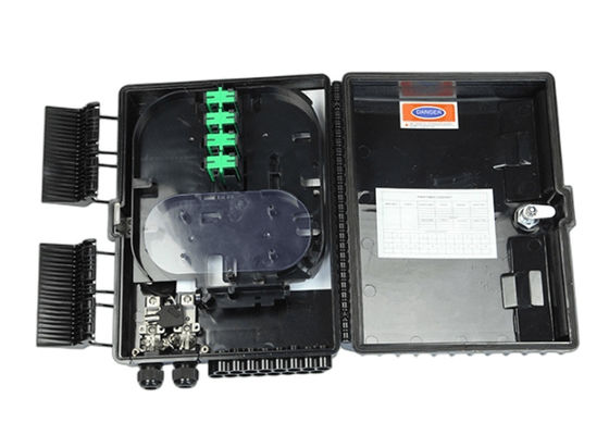 16ميناء Fibre Optic Terminal صندوق SC / LC / ST / FC LGX PLC SM / MM مثبت على الحائط