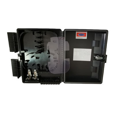 16ميناء Fibre Optic Terminal صندوق SC / LC / ST / FC LGX PLC SM / MM مثبت على الحائط
