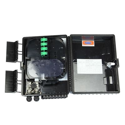 16ميناء Fibre Optic Terminal صندوق SC / LC / ST / FC LGX PLC SM / MM مثبت على الحائط