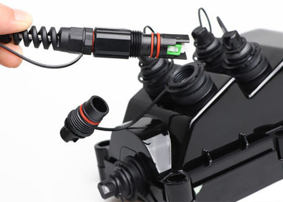 صندوق ضميمة الكابلات الخارجية MST SST 6 Fiber FTTH Terminal صندوق