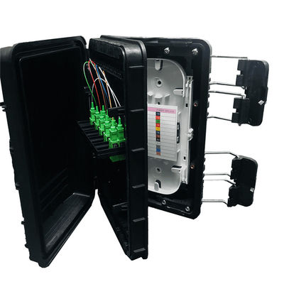 8جوهر 16جوهر Fibre Optic Terminal صندوق FC / LC PLC الفاصل صندوق IP65
