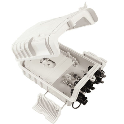 ABS PLC 8 ميناء Fiber Termination صندوق رمادي الضميمة الطرفية الضوئية IP65