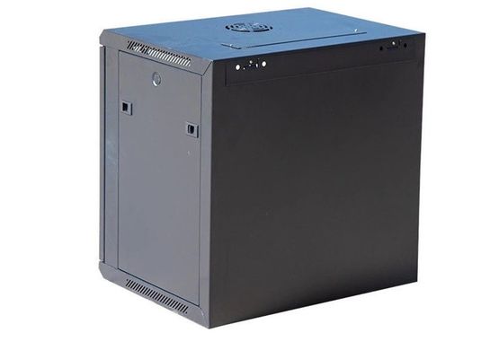 12U زجاج الباب جدار جبل شبكة خادم خزانة ضميمة 19 بوصة 600x450 رف