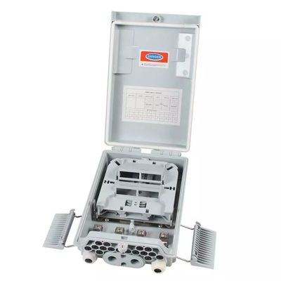 SM / MM صندوق الألياف البصرية الفاصل رمادي فاتح 1x8 PLC الفاصل