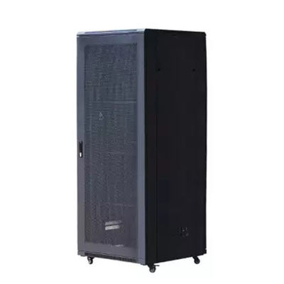47U Server Rack Cabinet SPCC رف جبلing with Glass Door 600 * 600 * 2200MM