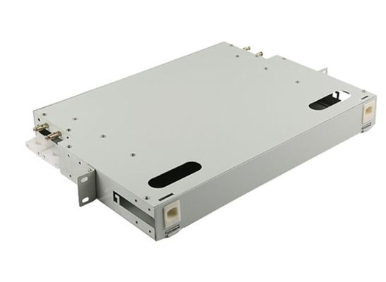 12 لوحة التصحيح ODF الأساسية FC 1U رف جبل صندوق 19 &quot;Fiber Optic