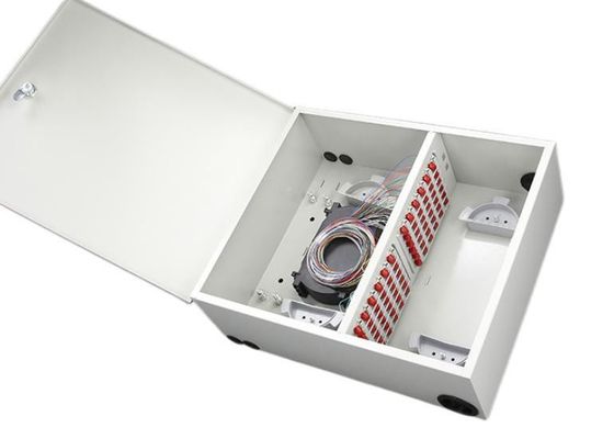 صندوق توزيع الضميمة الليفية المثبتة على الحائط ODF FC 72F 72 ميناء Single Door
