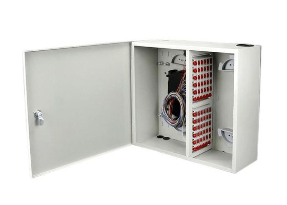 صندوق توزيع الضميمة الليفية المثبتة على الحائط ODF FC 72F 72 ميناء Single Door