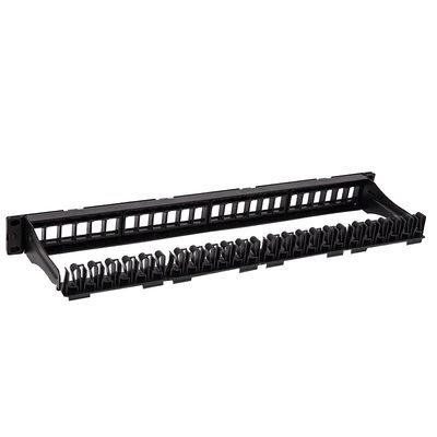 لوحة تصحيح الشبكة CAT5 CAT6 UTP فارغة تحميل RJ45 24 منفذ لوحة التصحيح