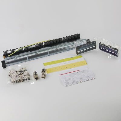 لوحة تصحيح شبكة UTP لوحة تصحيح منفذ RJ45 1U 24 مدمجة