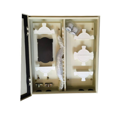 48 Core SC Wall Mount ODF لـ FTTH / FTTX مع منافذ دخول قطر كابل 3-10 مم