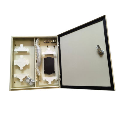48 Core SC Wall Mount ODF لـ FTTH / FTTX مع منافذ دخول قطر كابل 3-10 مم