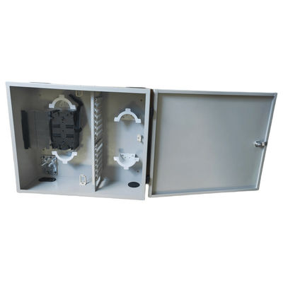 تخصيص 72Port 144Core SC/LC/FC/ST 1-door Wall Mount Fiber Enclosure Metal ODF