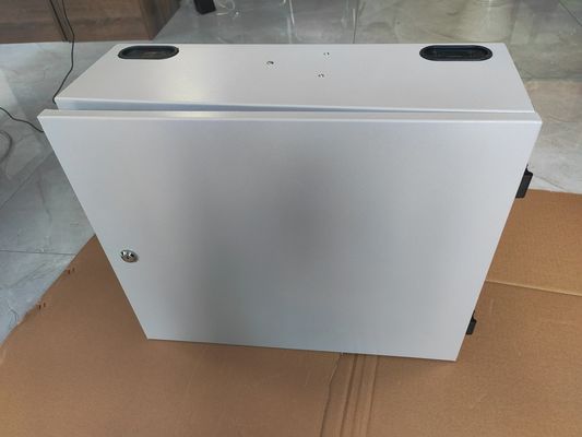 تخصيص 72Port 144Core SC/LC/FC/ST 1-door Wall Mount Fiber Enclosure Metal ODF