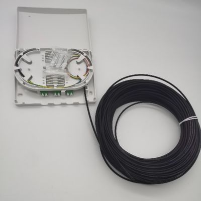 6Cores LC/APC مربع التوزيع البصري المرتبط مسبقاً 6Fibers Wall Outlet PTO Box