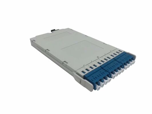 12 نوى MPO-LC MTP-LC SM OM3 OM4 OM5 وحدات كاسيت تقسيم بلاستيكية
